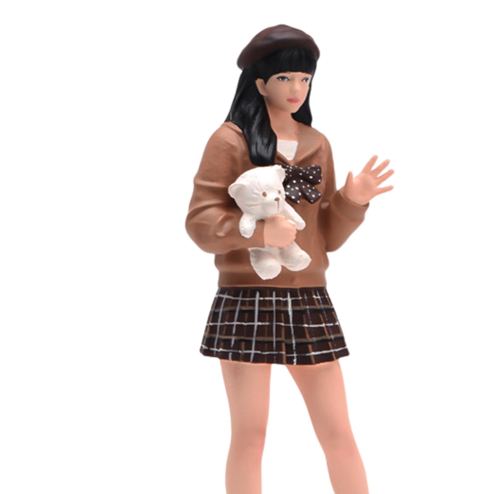 Figuritas de Maniquí en Miniatura, Accesorios para Fotografía, Poses, Figuritas de Resina Pintadas a Mano, Microconjuntos para Manualidades, Style a