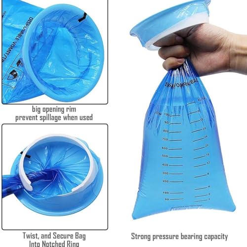 Sac anti-vomissement indéchirable pour soulager les nausées matinales de grossesse - 6