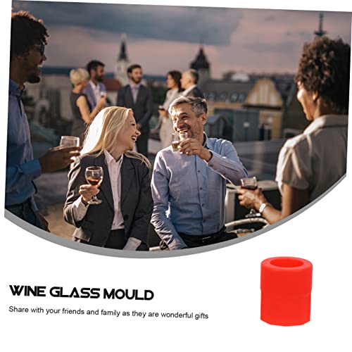 Moldes de Silicona para Cubitos en Forma de Vaso de Shot Rojo miniatura 5