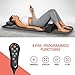 Back Stretching Electric Mat - 4 Stretching Programs for Physiotherapy at Home - Full Body & Back Relaxation - Release Lumbar Tension, Muscle Soreness & Back-Pain - Foldable Design with Handle