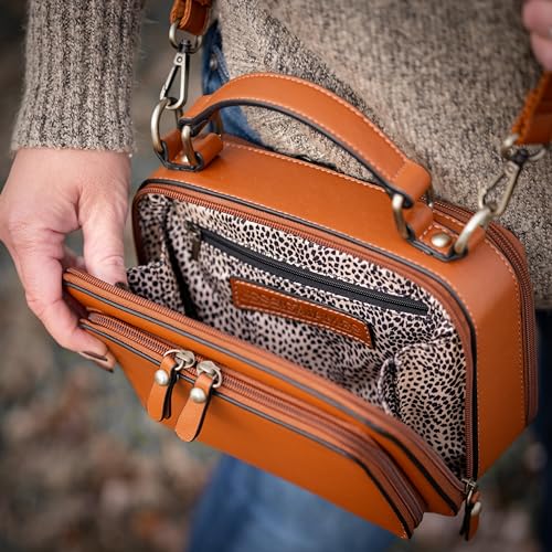 Image of JESSIE & JAMES PANDORA Compact Concealed Carry Crossbody Satchel Purse