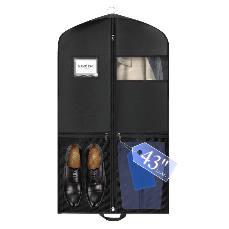 HOTORPortable Garment Bags for Hanging Clothes, for Trips