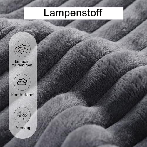 Sofa kompresyjna bez montażu, modułowa sofa narożna L-Cloud z głębokim siedziskiem i okrągłą otomaną, aksamitne obicie przypominające sztruks, wypełnienie piankowe o wysokiej gęstości, 4 poduszki pod