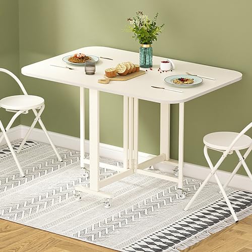 Table à manger pliable LWX, l'élégance de la console mobile extensible - 5