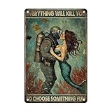 ARTWALLURE Metallschild mit Aufschrift 