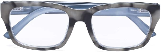 Eyekepper 5-pack Spring Hinges Large Square Frame Reading Glasses