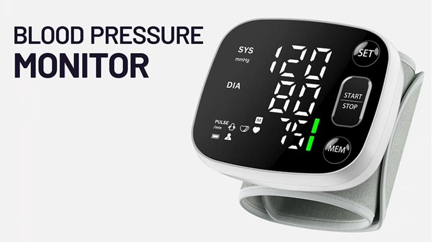 Oklar Wrist Blood Pressure Monitor, FDA Cleared Rechargeable BP Machine