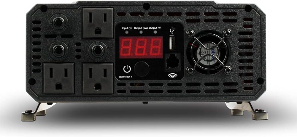 Schumacher PIF-2000 DC to AC Power Inverter for Cars - 2000W, AC/USB - for Converting Vehicle Power to Household Power for Camping, Tailgating, and More : Automotive