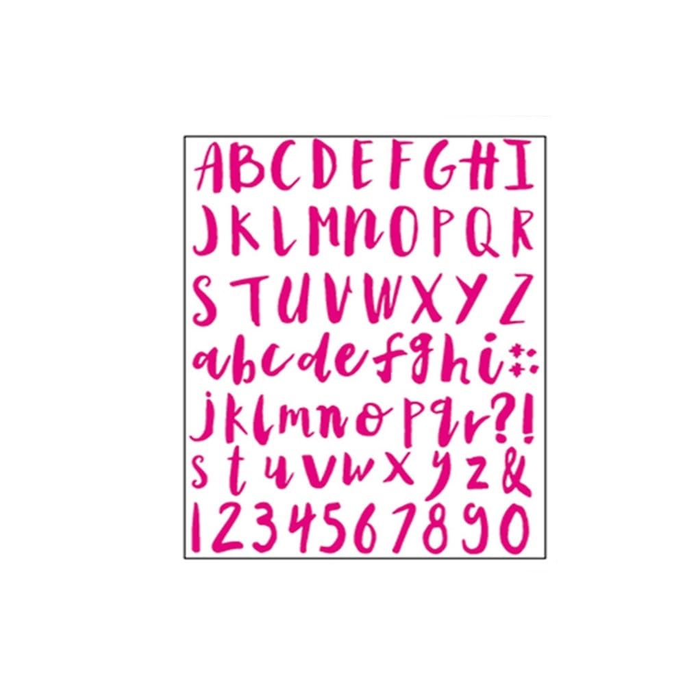 10 Sheets Waterproof Alphabet Stickers - Self-Adhesive Letters for Scrapbooking, Party Decorations, and Craft Projects(Color12)