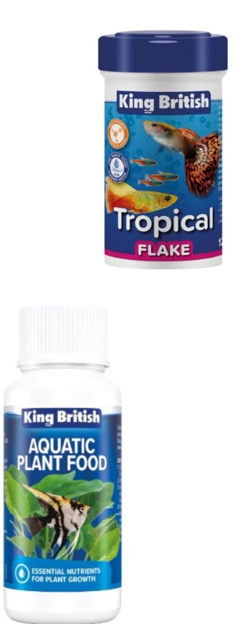 King British – Tropical Fish Flake 55g – Multi-Vitamin Complete Food – Clear Water Formula Natural Ingredients – For Tropical & Other Aquarium Fish — view 6
