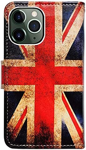 Miniatura 3 de Funda para iPhone 11 Pro, Retro Union Jack Flag Multifuncional Cartera Flip Case PU Cuero Folio Funda con Ranura para Tarjeta de Crédito Soporte