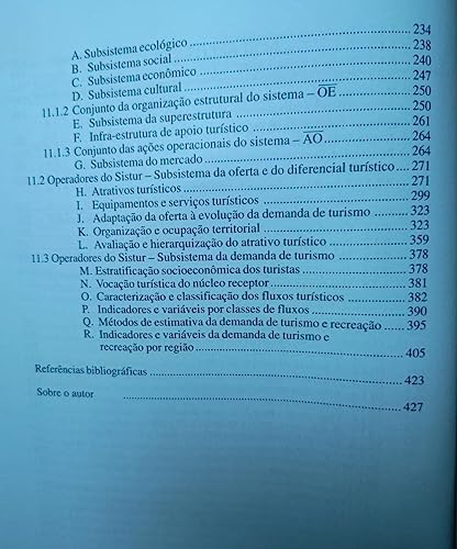 Analise Estrutural Do Turismo