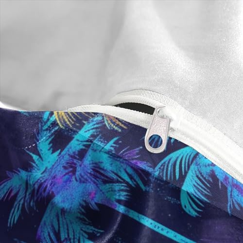 Parure de lit microfibre douce et zippée pour des nuits d'été
