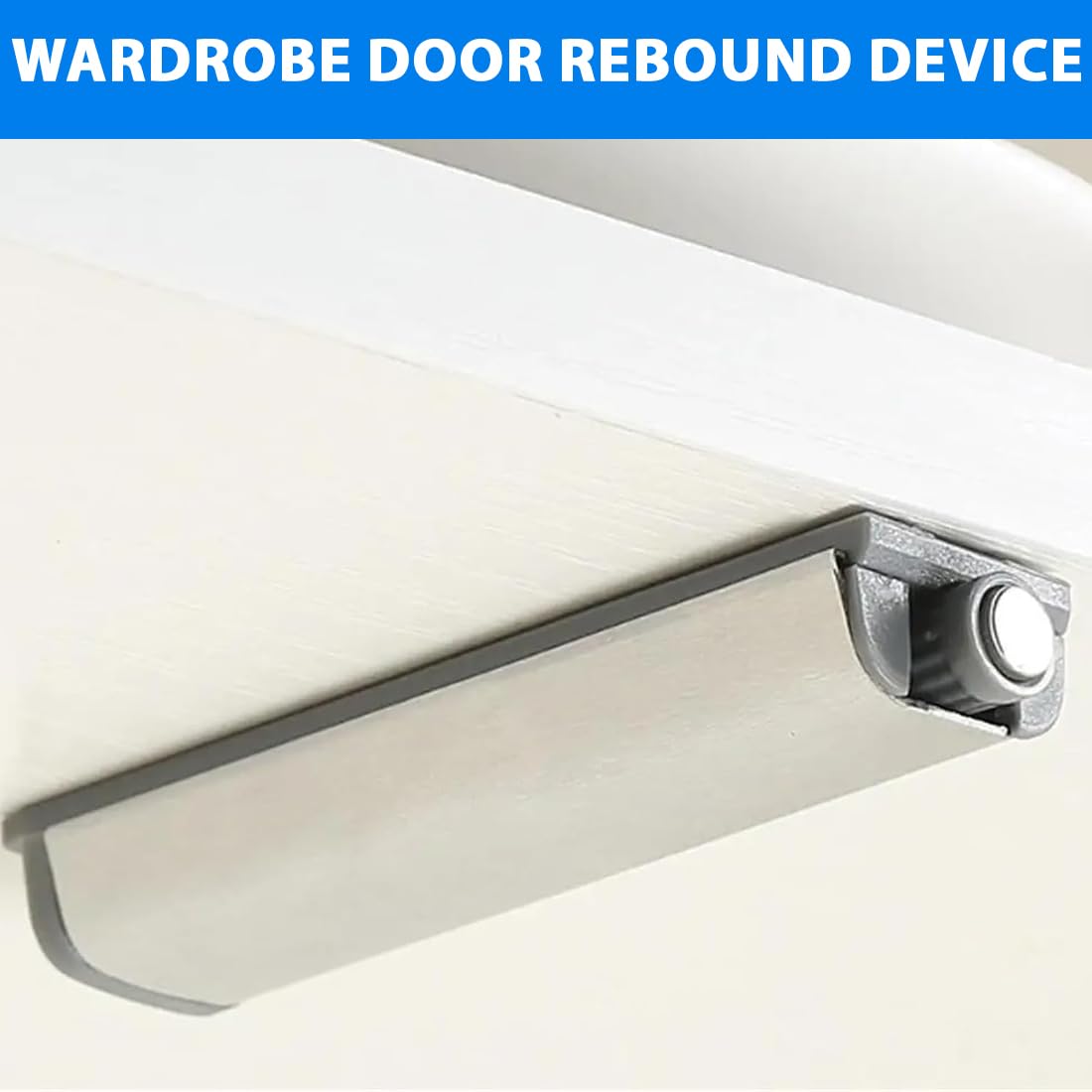6 Pezzi Push Pull per Ante, Push to Open Chiusura Magnetica Ammortizzatori nascosta per porta, armadi, cassetti per camper, armadietti della cucina