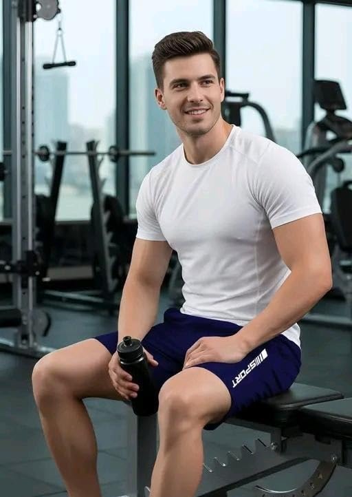 Image of Stylish Men's Regular Fit Sports Shorts Pack of 2 | Lycra Active Shorts for Gym & Running