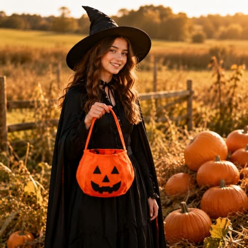 2 Pcs Halloween Pumpkin Trick or Treat Bucket — photo 4