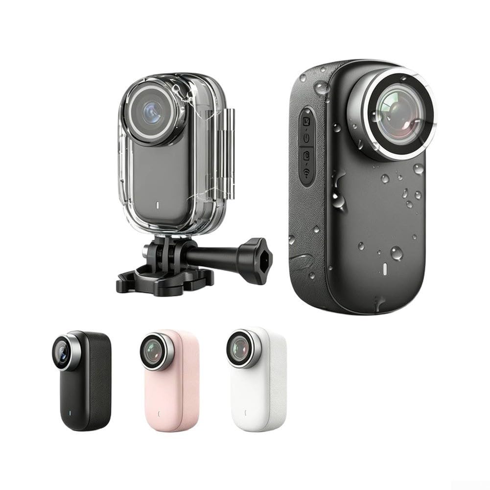4K Action Camera Obiettivo Grandangolare per Viaggi Ciclismo Sport | Risoluzione 4K, obiettivo grandangolare, custodia impermeabile per immersioni, ideale per viaggi, ciclismo, sport