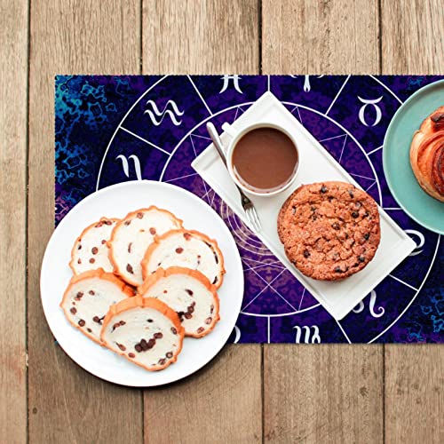 Set de table zodiaque antidérapant résistant à la chaleur pour une table propre - 7