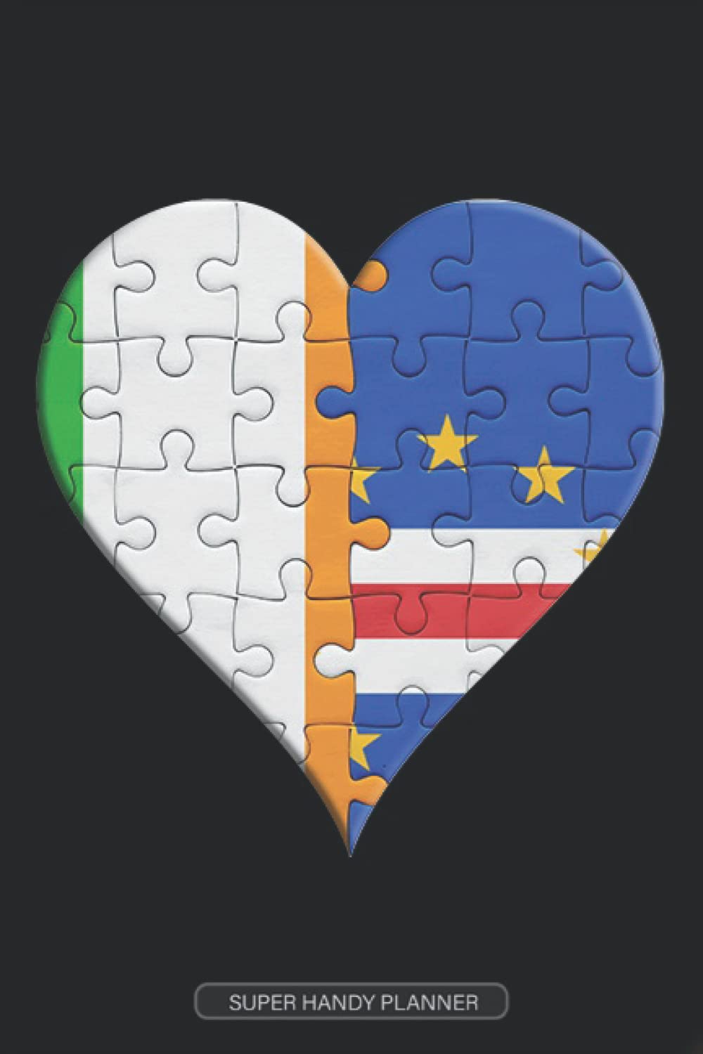 Planner: Irish Cape Verdean Flag United Heart Jigsaw Puzzle Flags Of Ireland Cape Verde