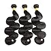 DMS Human Hair Bundels Body Wave Bundles Brazilian Virgin Hair 3 Bundles Brazilian Body Wave Top Brazilian Hair Weave (Natural Color 16 18 20)