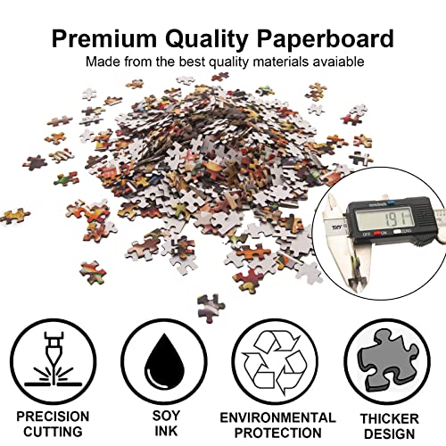 Fesoov Jigsaw Puzzles 500 Pieces For Adults 19 X 13 Inches Pets Paper Board Puzzles For Home Decoration (Dogs) #TOP2