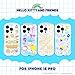 iFace Hello Kitty and Friends Clear Compatible with iPhone 15 Pro Case [Look in] Drop Tested Hybrid Cell Phone Grip Cover – Hello Kitty