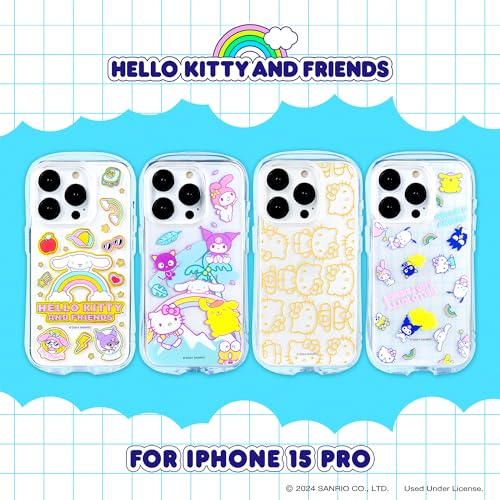 Coque hybride iPhone 15 Pro Hello Kitty iFace transparente antichoc Look in - 2