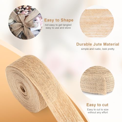 G2PLUS 4CM Natural Hessian Ribbon - Image 3