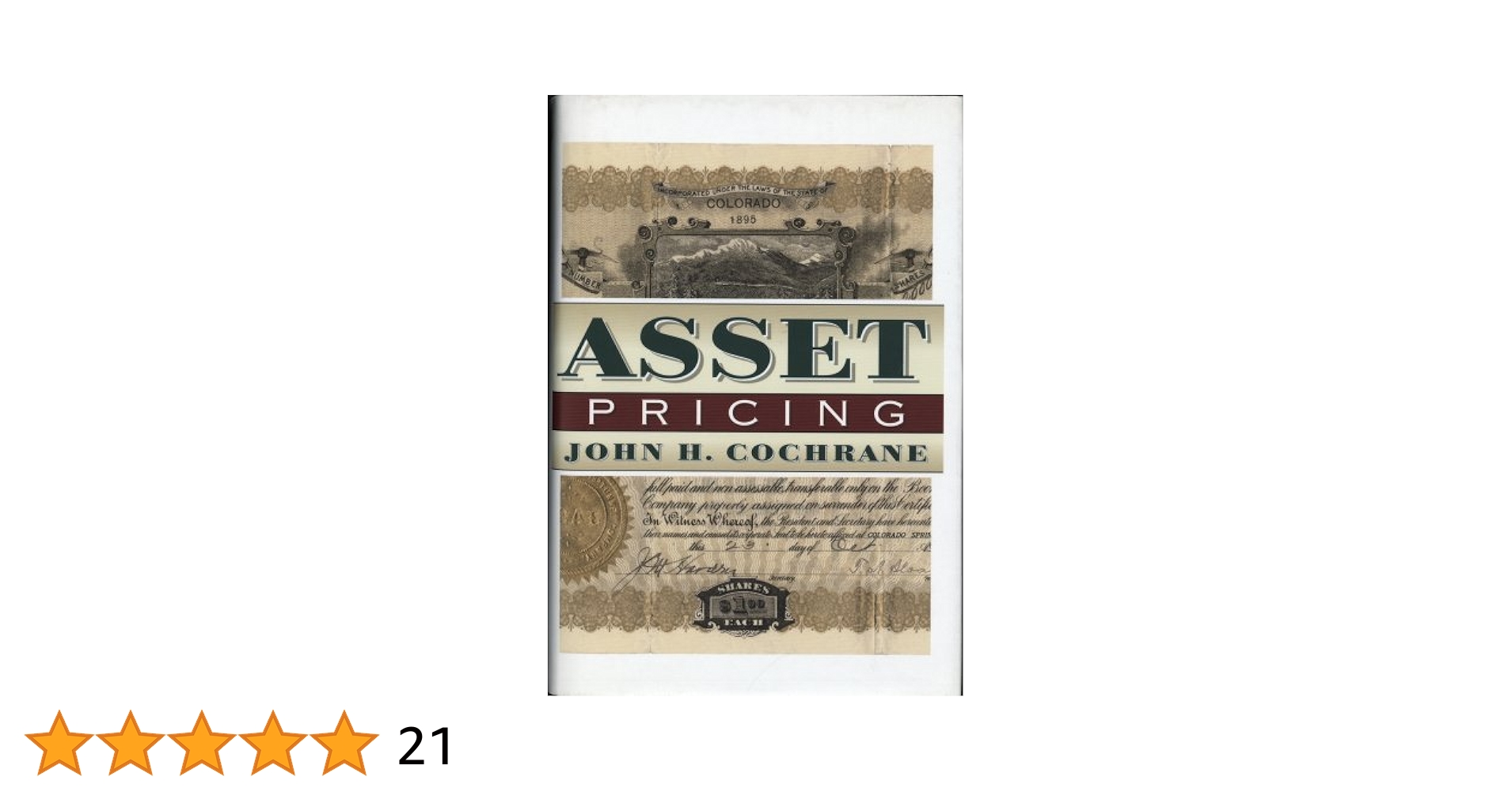 Asset Pricing : Cochrane, John H.: Amazon.it: Libri