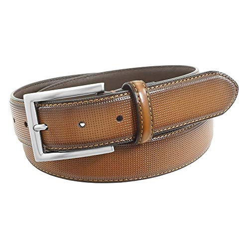Florsheim Mens Sinclair 33Mm Dress Casual Leather Belt, Cognac, 36 Us #TOP1