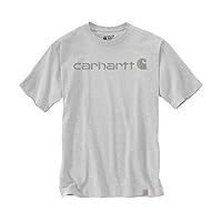 Carhartt Relaxed Fit Heavyweight Short-Sleeve Logo Graphic T-Shirt