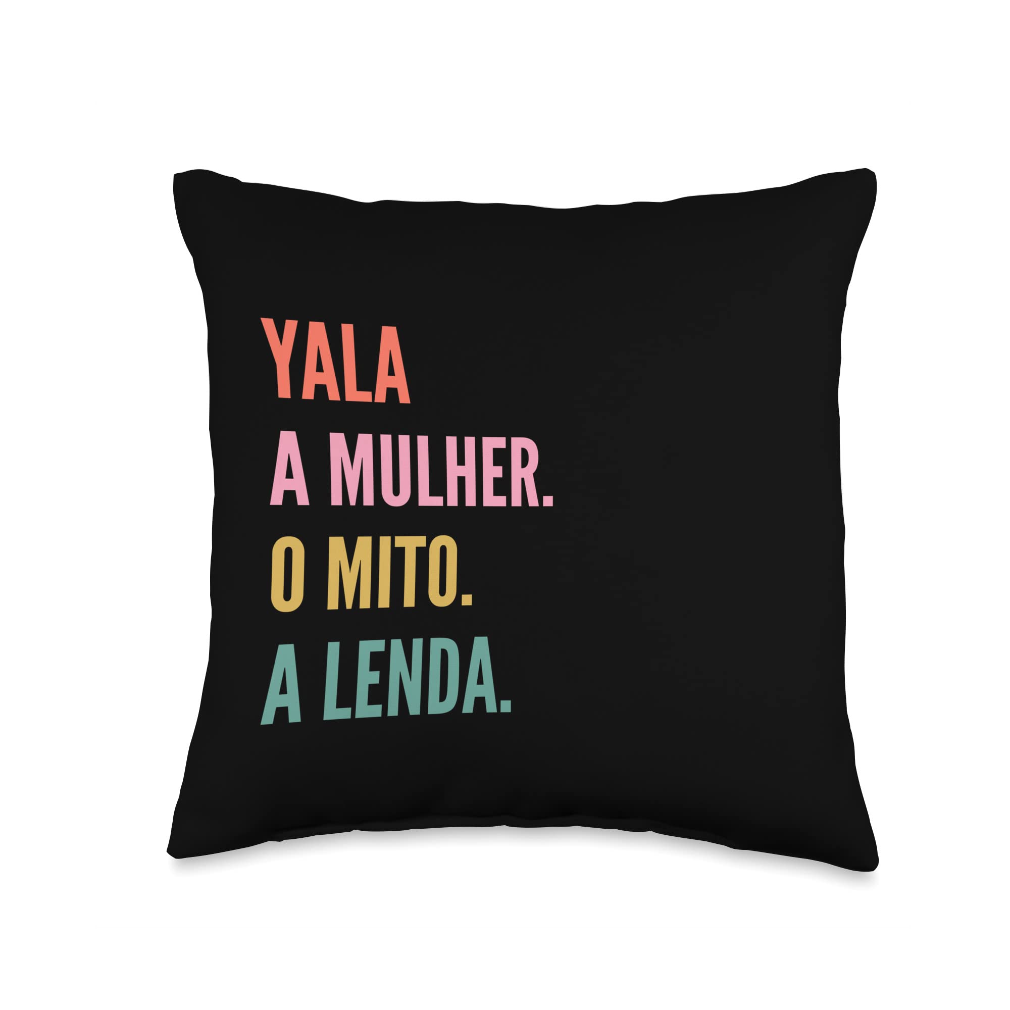 Funny Portuguese First Name Design - Yala Throw Pillow