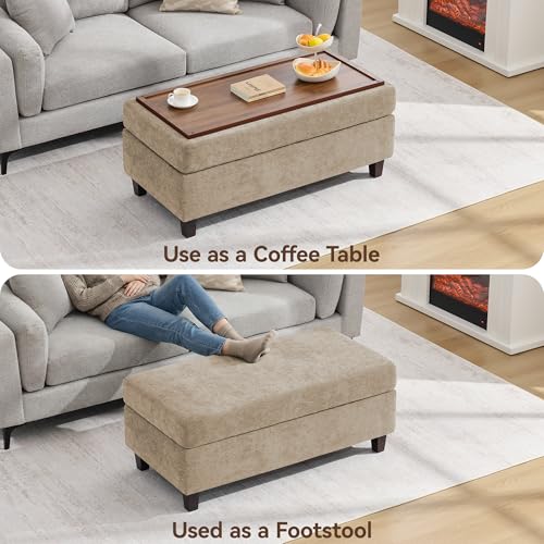 45 Inch Ottoman Coffee Table