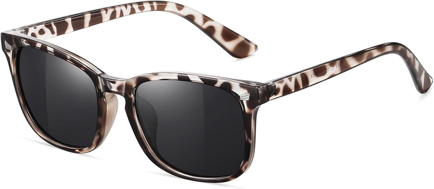 FEIDUSUN Polarized Sunglasses for Women and Men Classic Trendy Sun Glasses with UV Protection