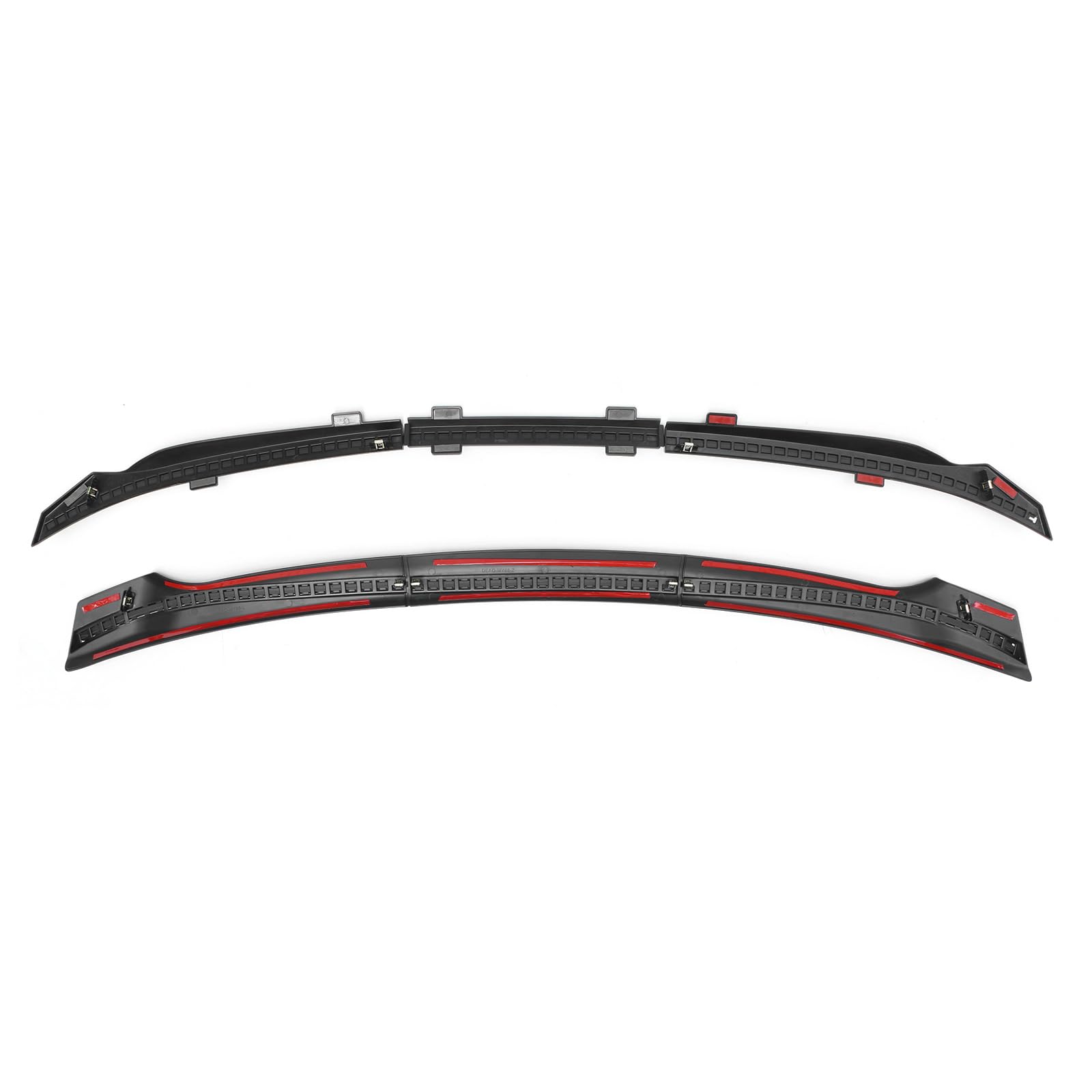 IKON MOTORSPORTS, Front Hood Seal Strip Compatible With 2020-2023 Tesla Model Y, Black PP Waterproof Dust Front Hood Water Retaining Strip Stripping Accessory 4PCS, 2021 2022