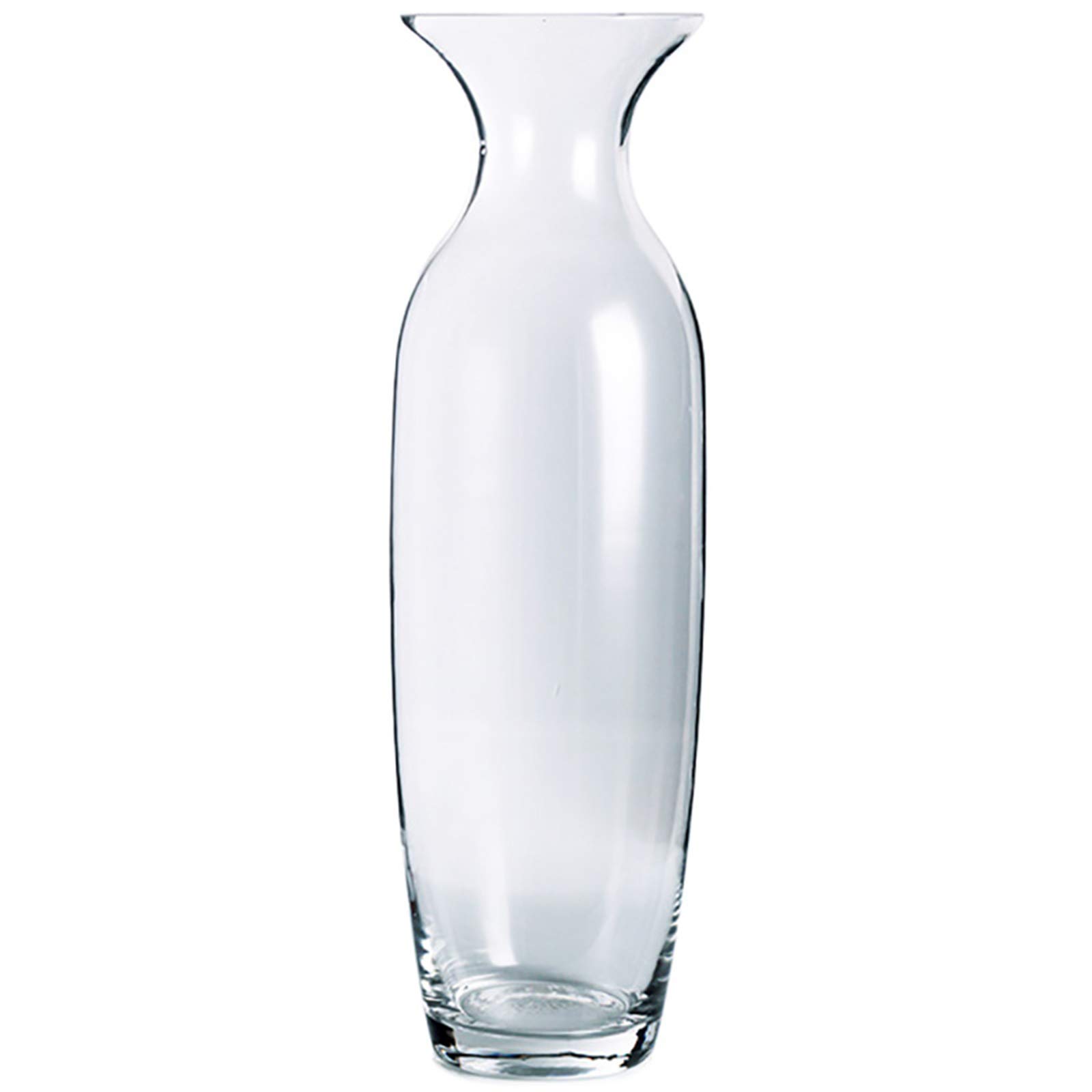 asdchZen Indoor Gardening Transparent Hydroponic Vase, Fresh Flowers Glass Vase Large Floor-Standing Decorative Vase,12 * 40CM