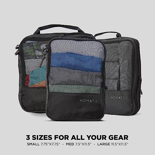 NOMATIC Packing Cubes, Compression Luggage Organizers for Carry-On, Suitcases, Travel Bags, Large - Thumbnail 7