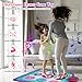 RUNJIAER Kids Dance Mat for Girls Boys Ages 3-12, Interactive Electronic Rhythm Dance Pad with Built-in Music & Adjustable Volume, Fun Toddler Active Play Toy Gift for Holiday Birthday Party