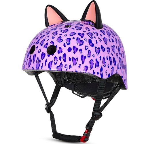 Kinder Fahrradhelm Kinderhelm 52-58cm, Mädchen Skaterhelm...