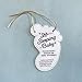 Small Baby Sleeping Hanging Sign,Do Not Knock Or Ring The Bell, Door Hanger for Baby Room, Nursery, Front Door (foot)