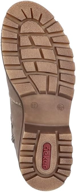 Rieker Dames 73290 halflange laarzen, beige, 42 EU, beige, 42 EU