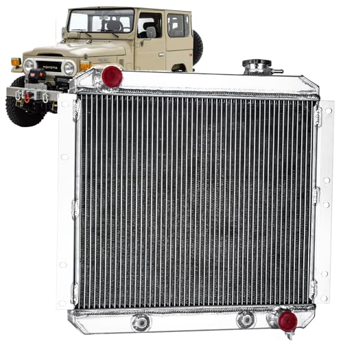 KUNTAUTOS 3 Row Aluminum Radiator for 1958-1984 Toyota Land Cruiser