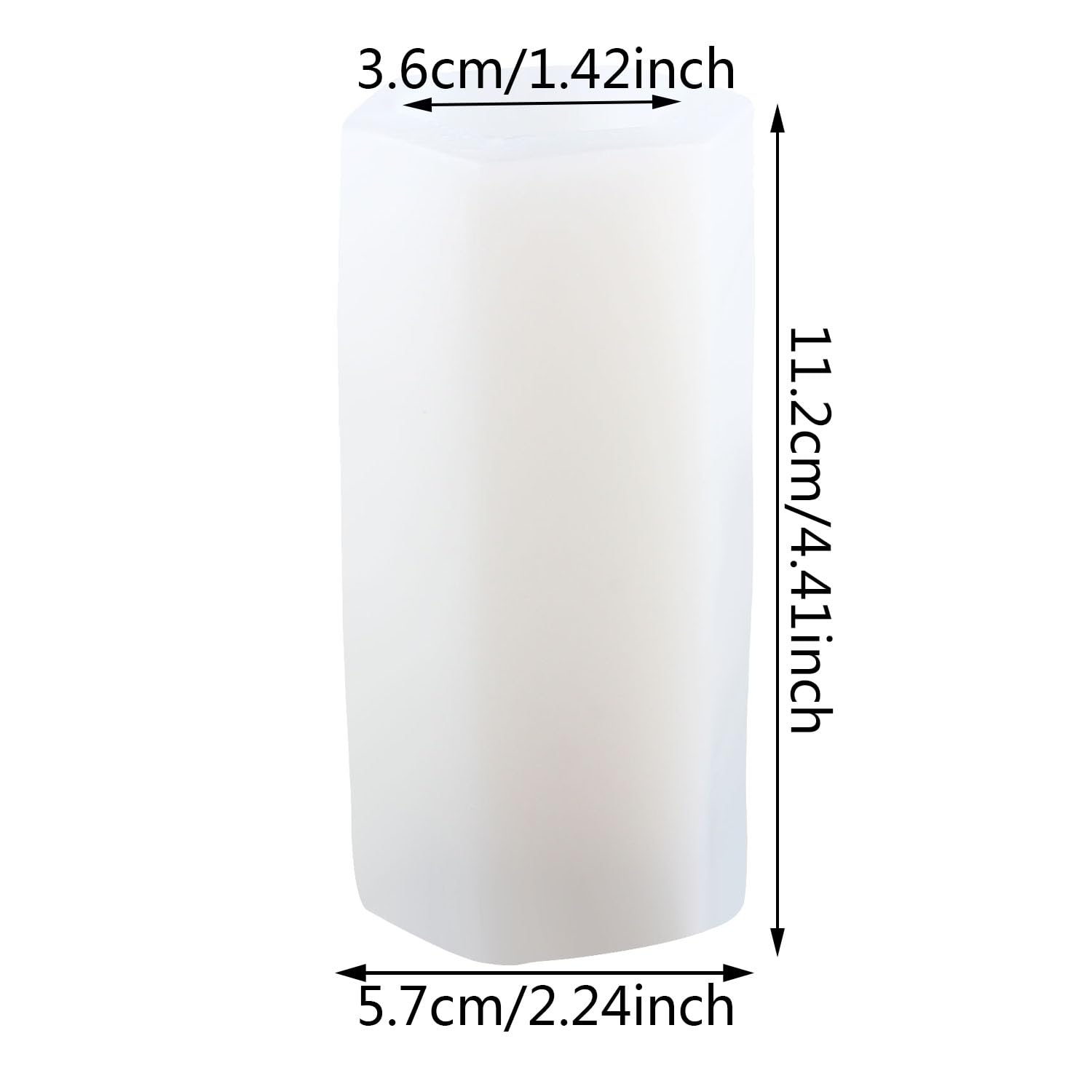 XIAOSHUI Pencil Candle Mold Crayon Candle Molds Pencil Resin Casting Mold for Candle Making Candle Home Decorate Aromatherapy Candles Gypsum Clay Craft - Image 2