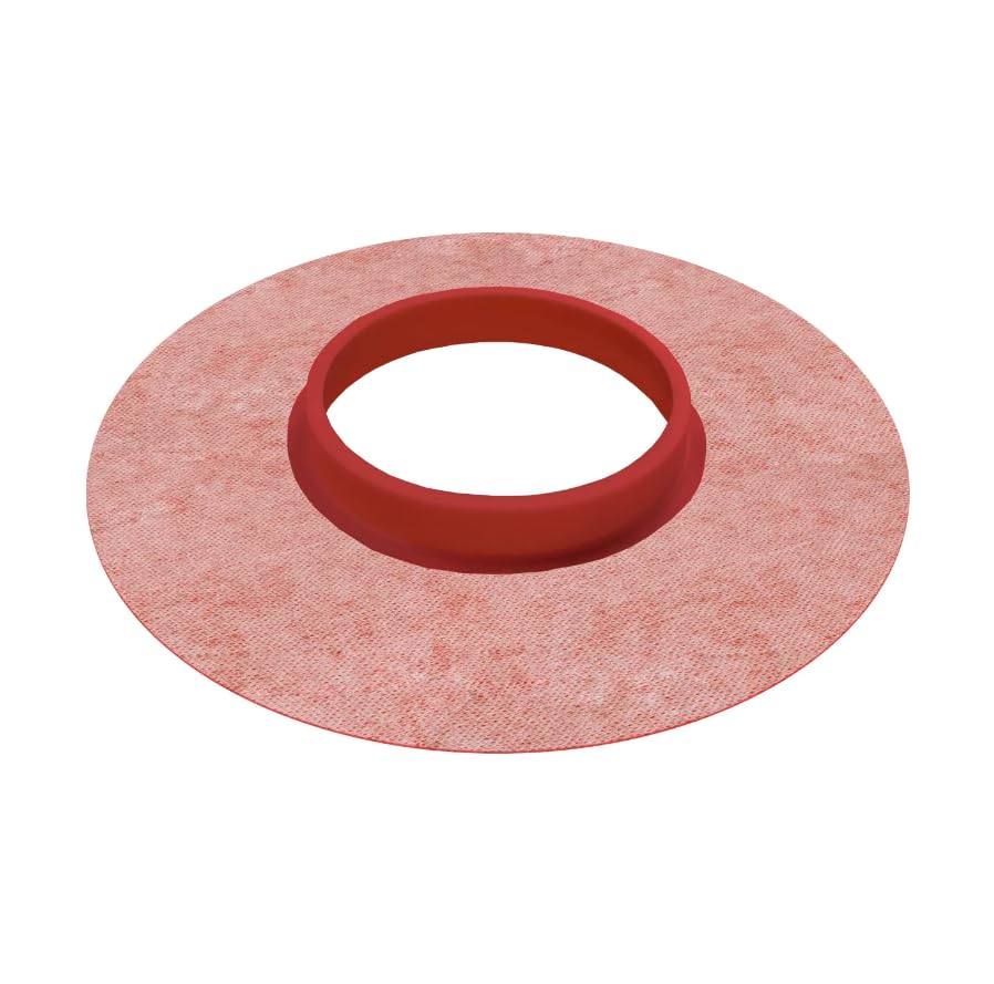 Water-Stop 4-1/2" Mixing Valve Seal Waterproofing Round Pipe Gasket Seal for shower Valve & Bathtub Outlet