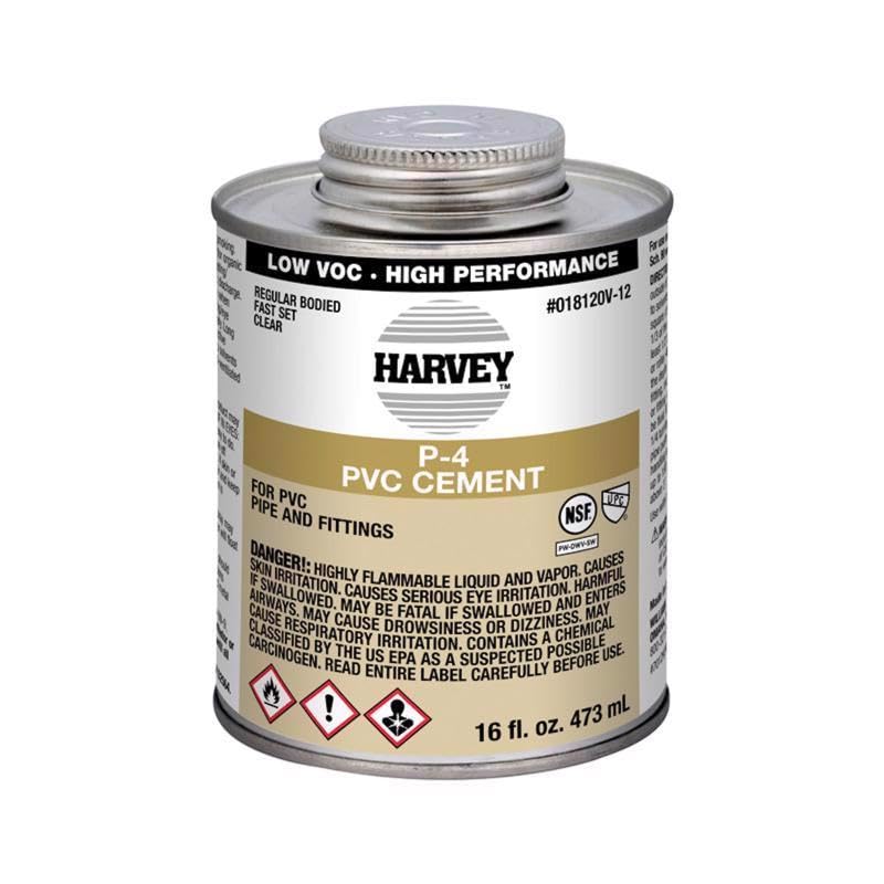 Cemento rápido Oatey 16 oz líquido transparente miniatura 1