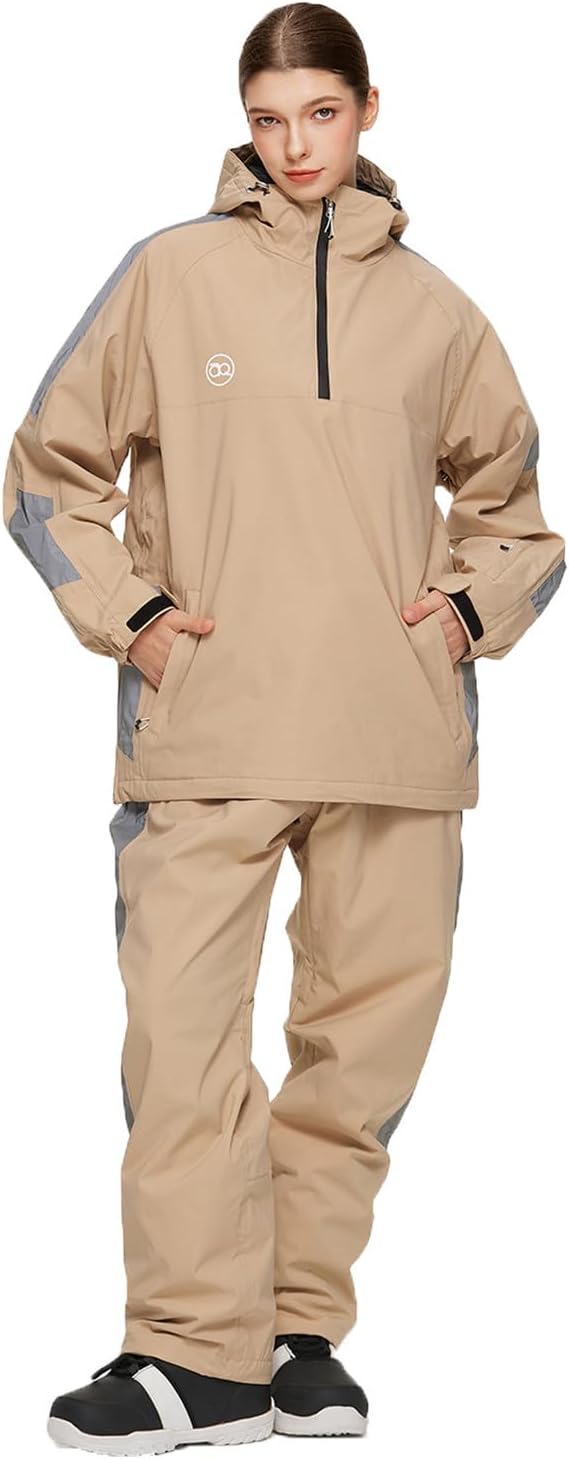 Snow Suits for Women Ski Jacket and Snow Pants Set Winter Thermal Warm Windproof Waterproof Snowboarding Clothes