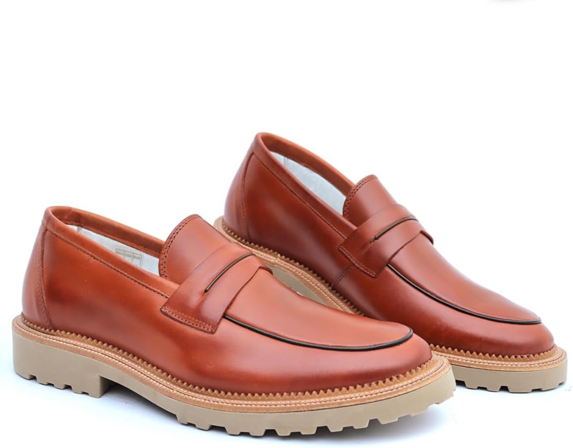 Sapato Mocassim Loafer Masculino em couro Legítimo Artesanal