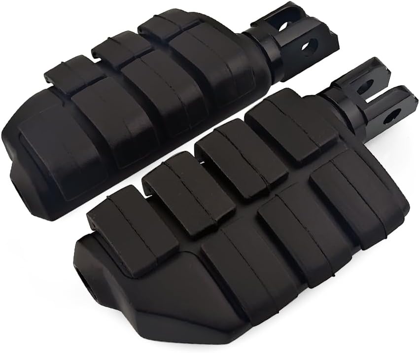 Matte Black Front Rider Foot Pegs Compatible with Harley Softail Breakout Street Bob Sport Glide Low Rider FXST 2018-2023