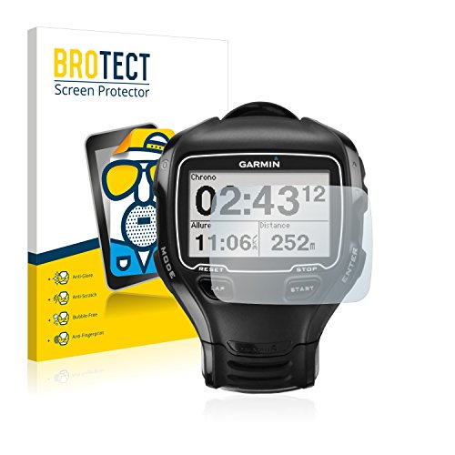 BROTECT Protector Pantalla Anti-Reflejos Compatible con Garmin Forerunner 910XT (2 Unidades) Pelicula Mate Anti-Huellas