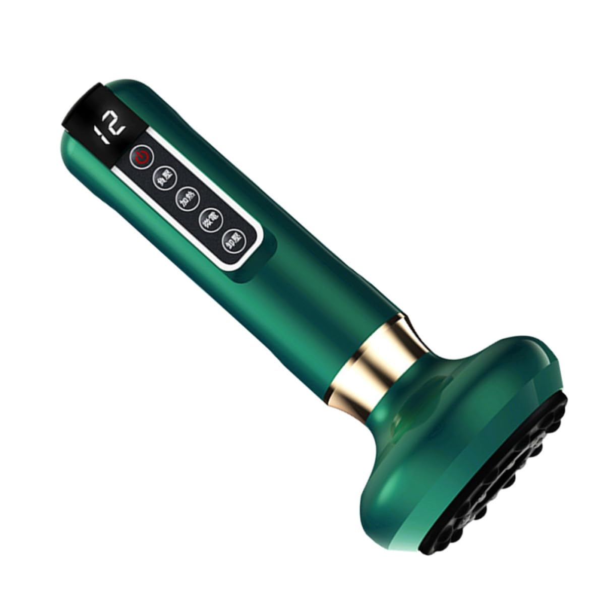 SHINEOFI Velocidades Electrico Infrared Dispositivo Terapia Gua Sha Masajeador Portátil Temperatura Cepillo Meridianos para Masaje Corporal y Descontracturante